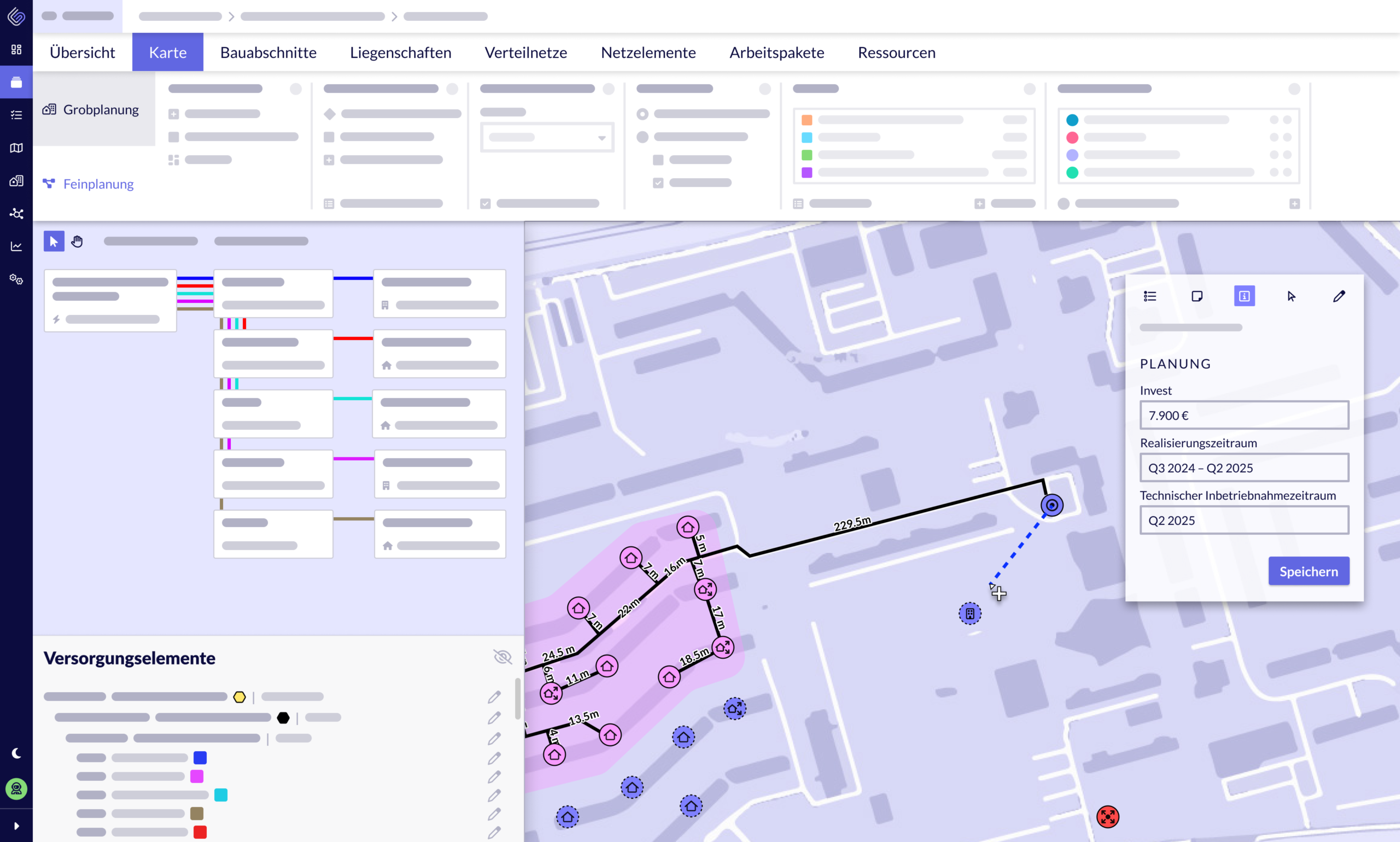 Interaktive Karte in Gridbit