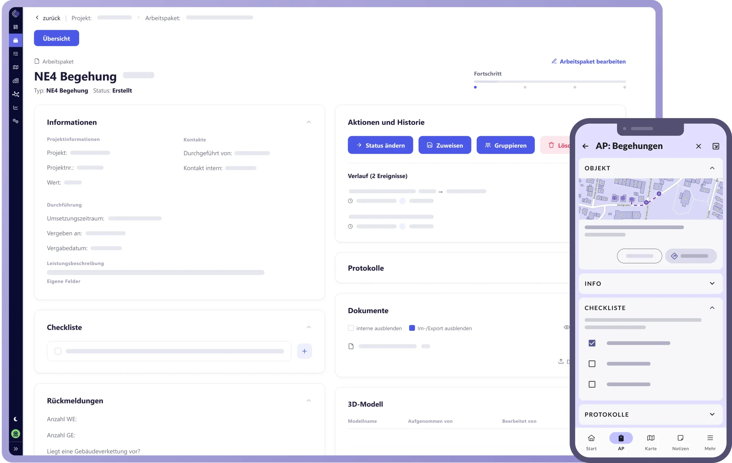 Arbeitspakete in Gridbit